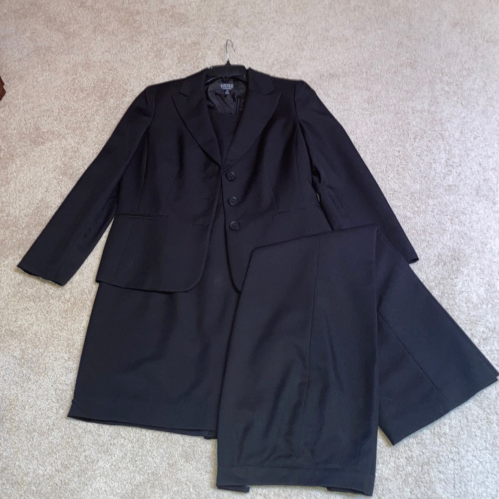 3pc Black Suit - fully lined